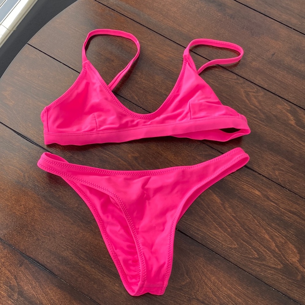 Pink bikini
